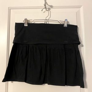 Black Velvet (brand) skirt with bottom ruffle